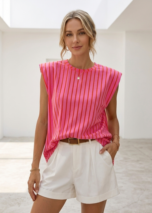 Sunset Stripe Top