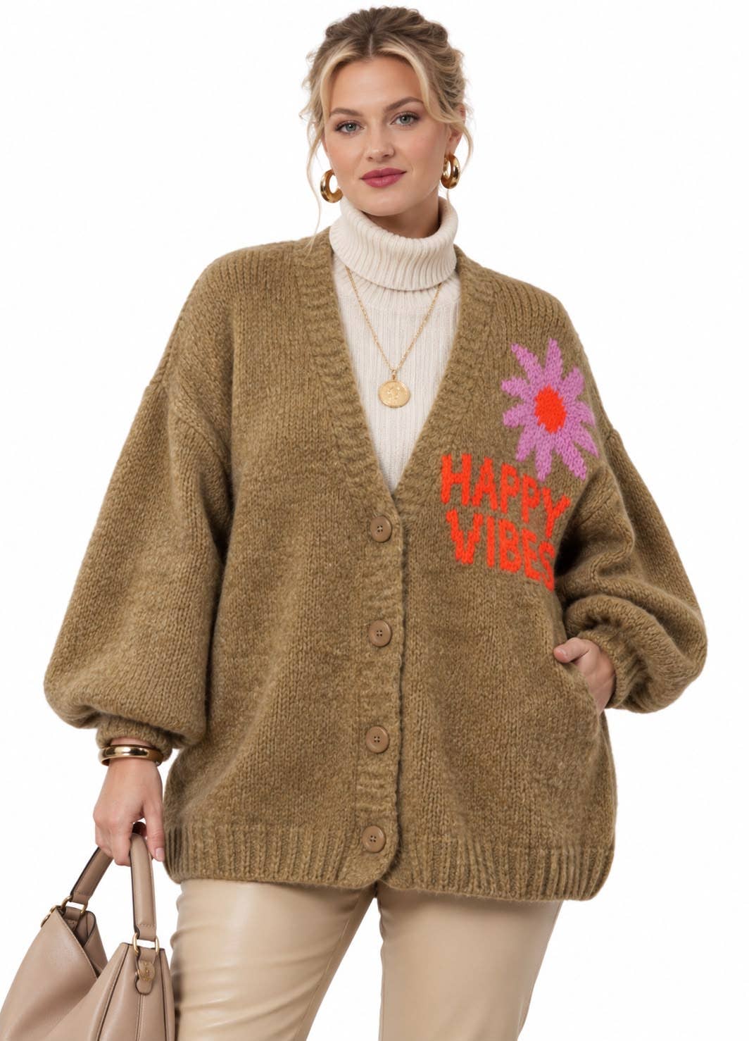 Sunny Happy Vibes Curvy Vest