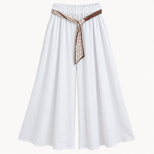 Boho Palazzo Broek met Sjaalriem