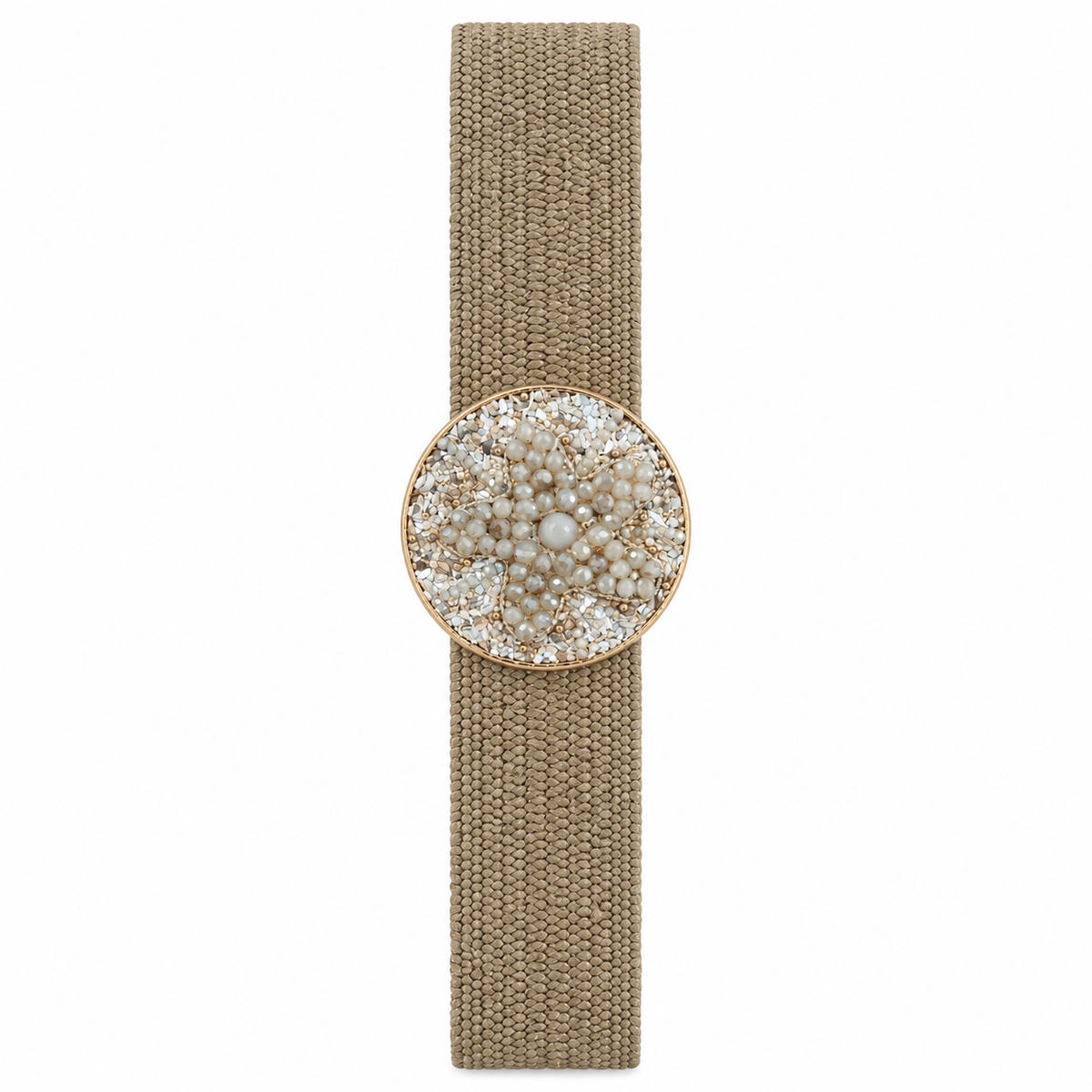 Boho Pearl Buckle Belt