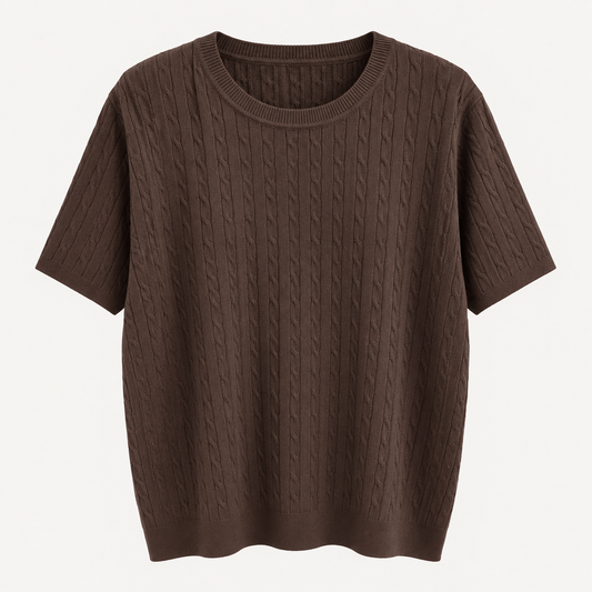 Cable Knit Tee