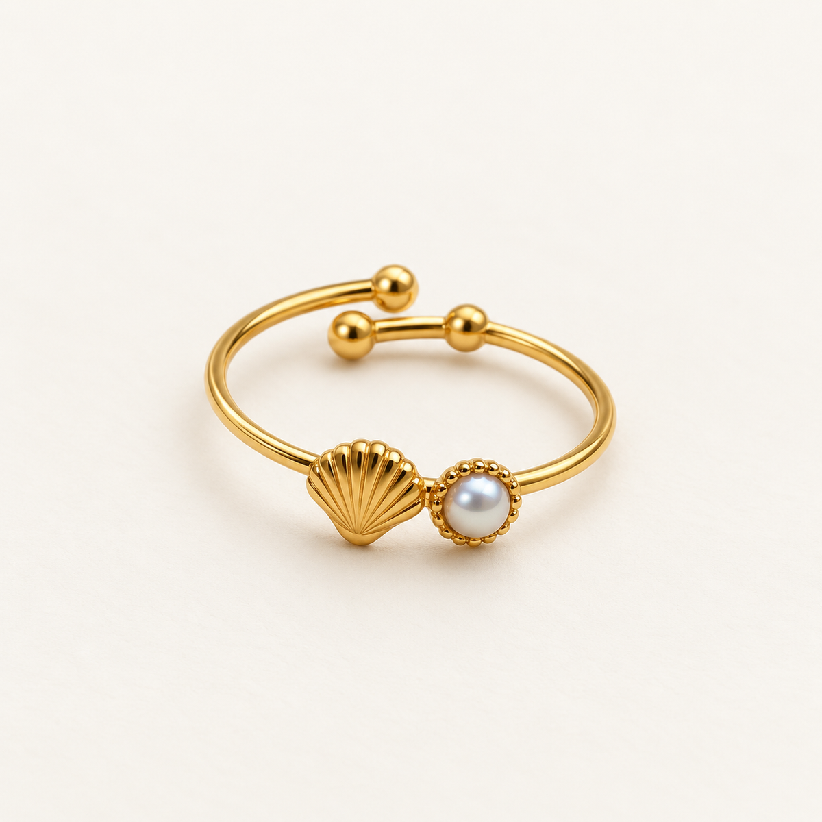 Ring Concha – Goud