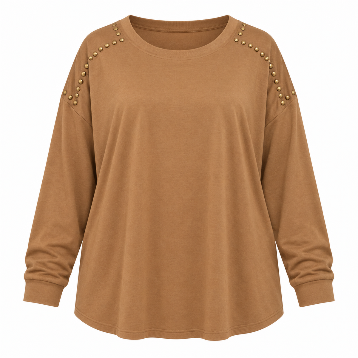 Curvy Golden Stud Top