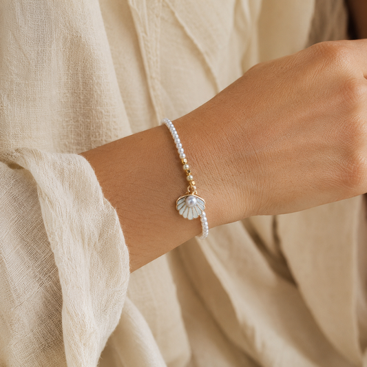 Shell Pearl Bracelet