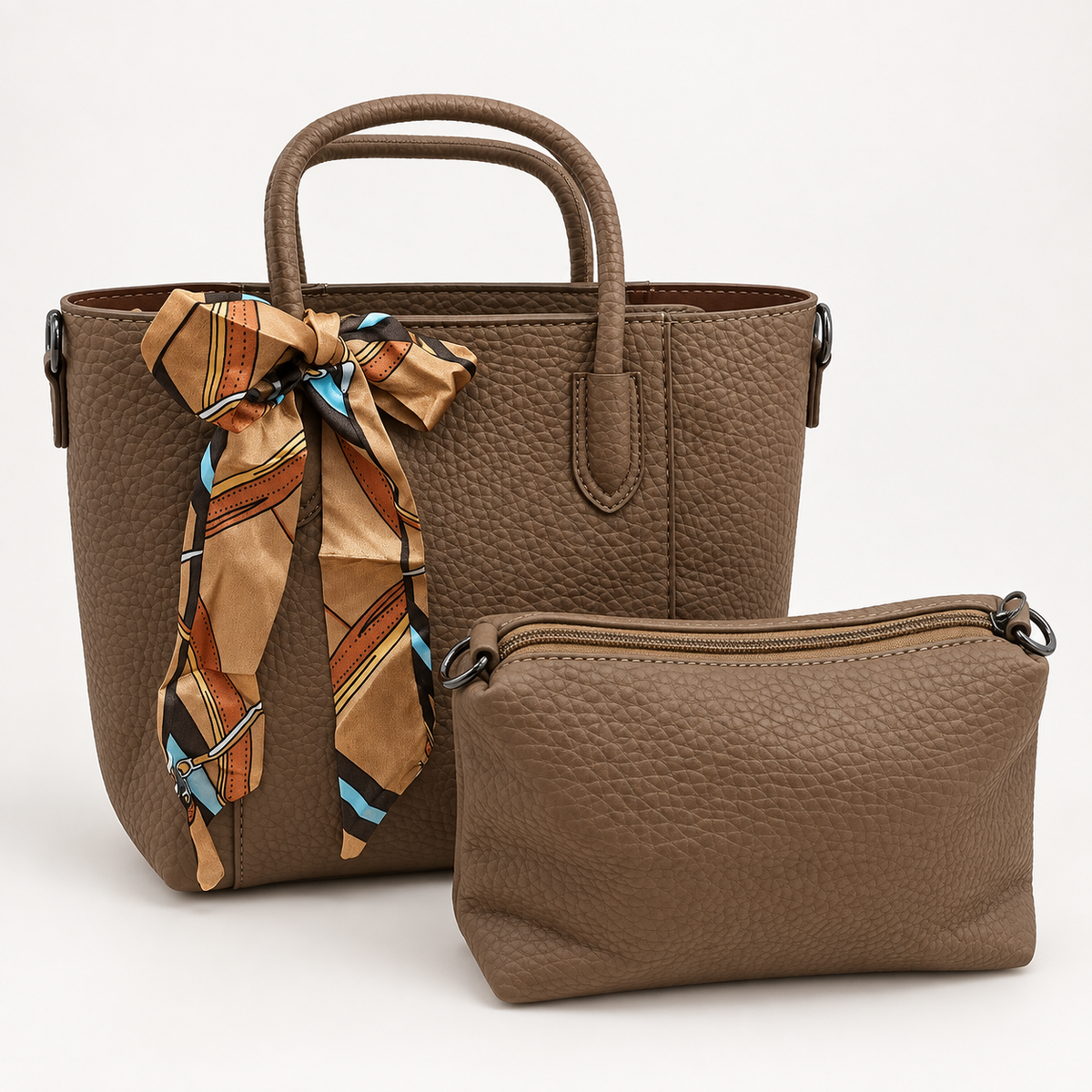 Soleya Duo Bag – Taupe
