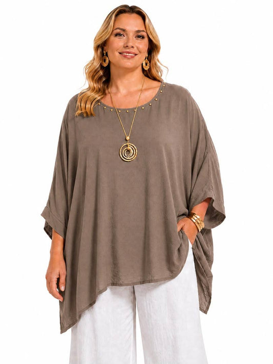 Curvy Boho Stud Tuniek