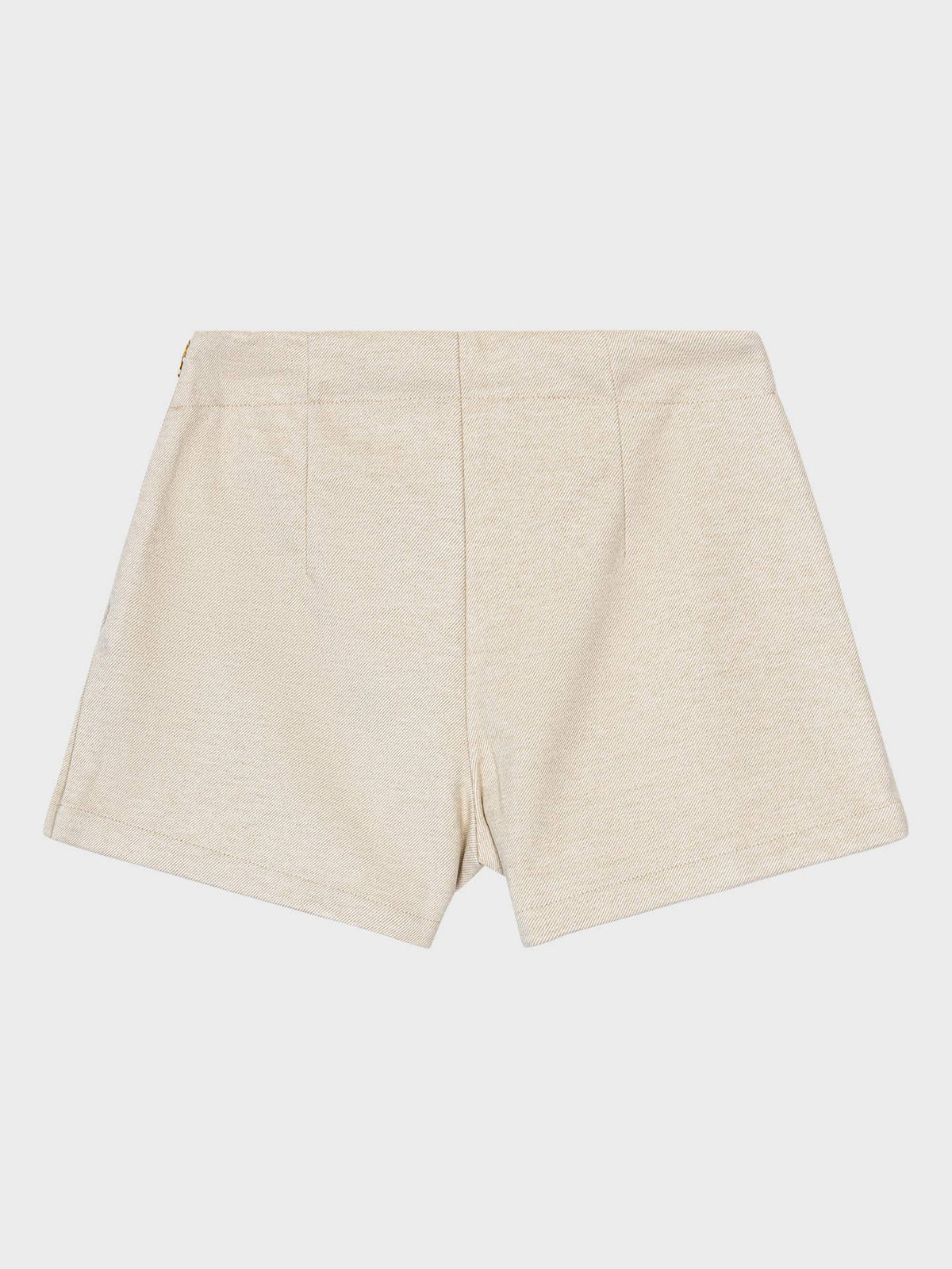 Beige Pleated Skort