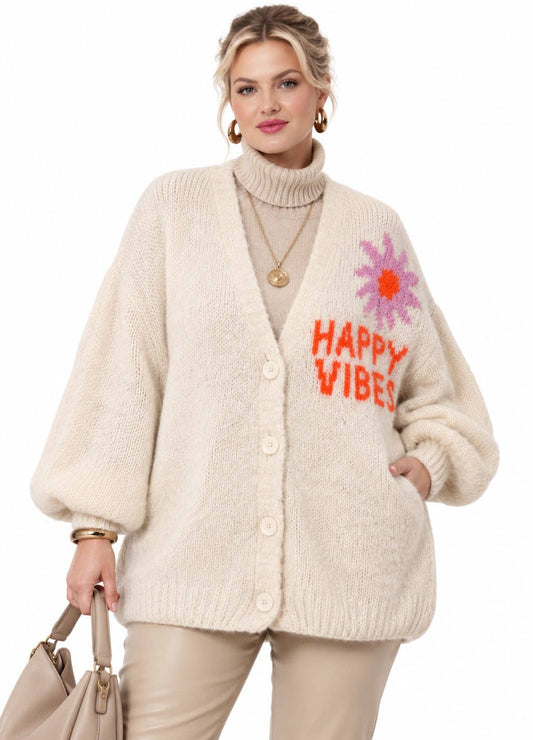 Sunny Happy Vibes Curvy Vest