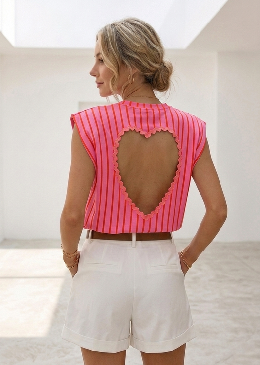 Sunset Stripe Top