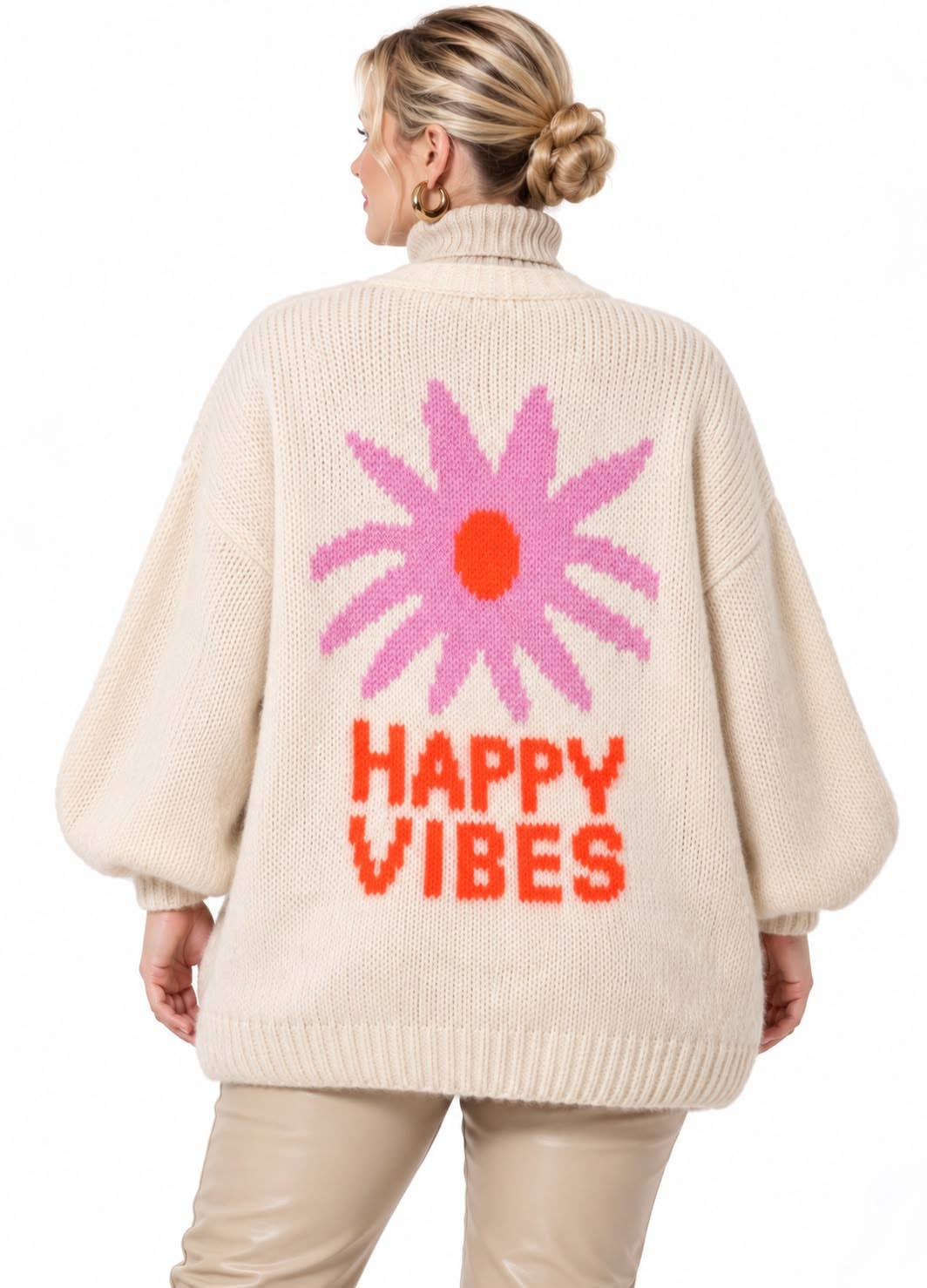 Sunny Happy Vibes Curvy Vest