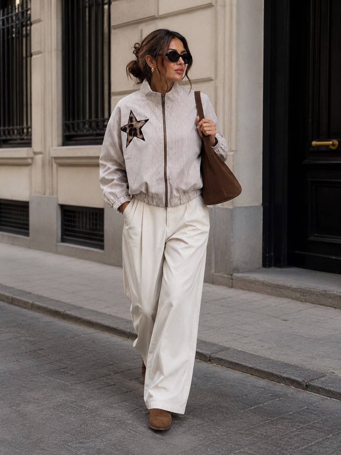 Soleya Star Bomber Jacket