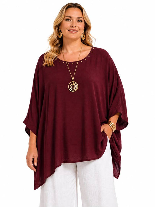 Curvy Boho Stud Tuniek