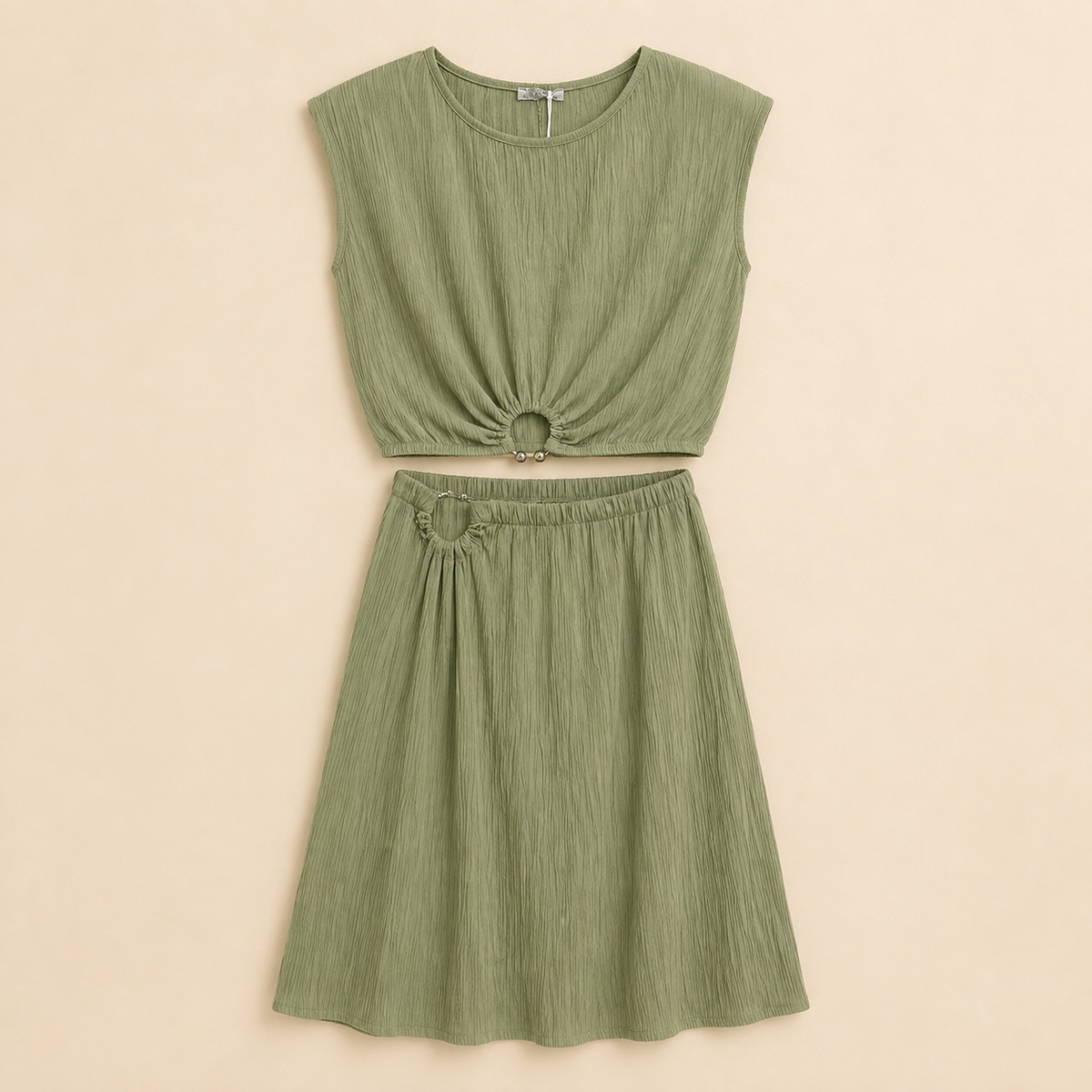 Boho Casual Set met Lange Rok