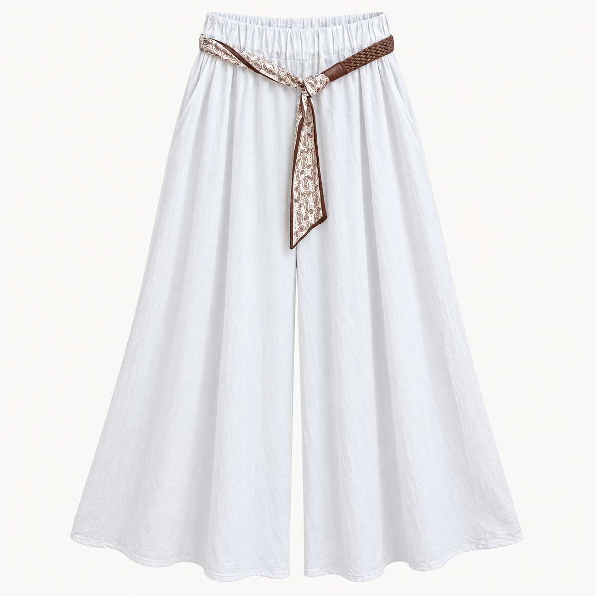 Boho Palazzo Broek met Sjaalriem