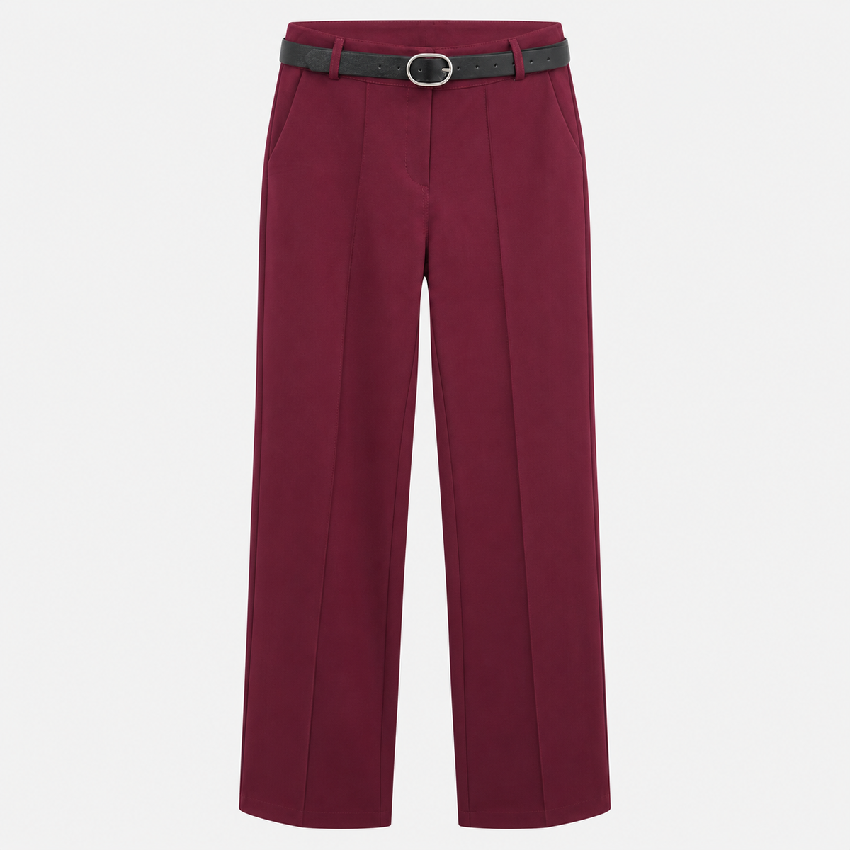 Bordeaux Belt Trousers