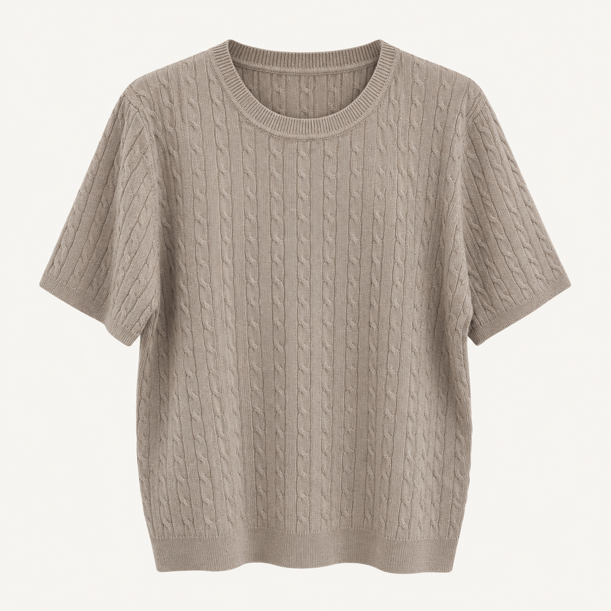 Cable Knit Tee