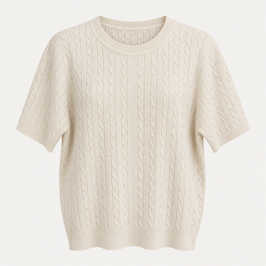 Cable Knit Tee