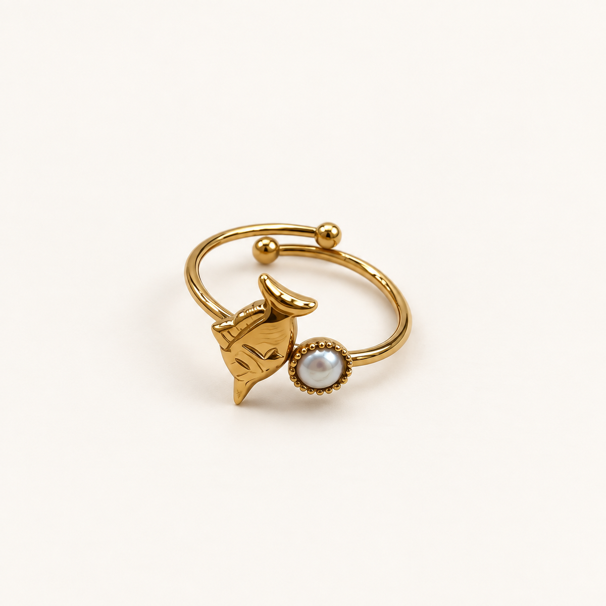 Ring Cola de Mar – Goud