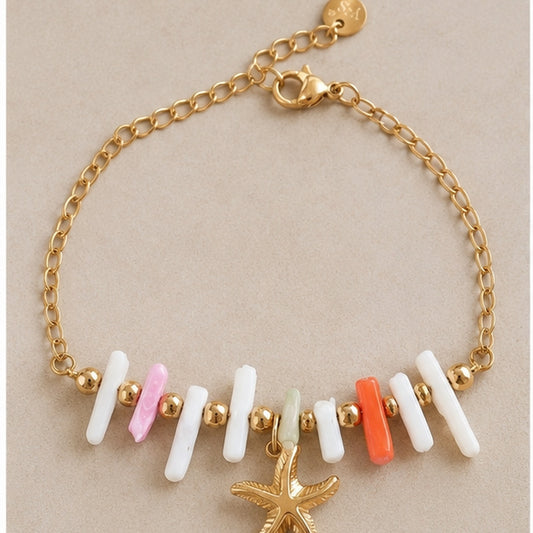 Coral Starfish Bracelet