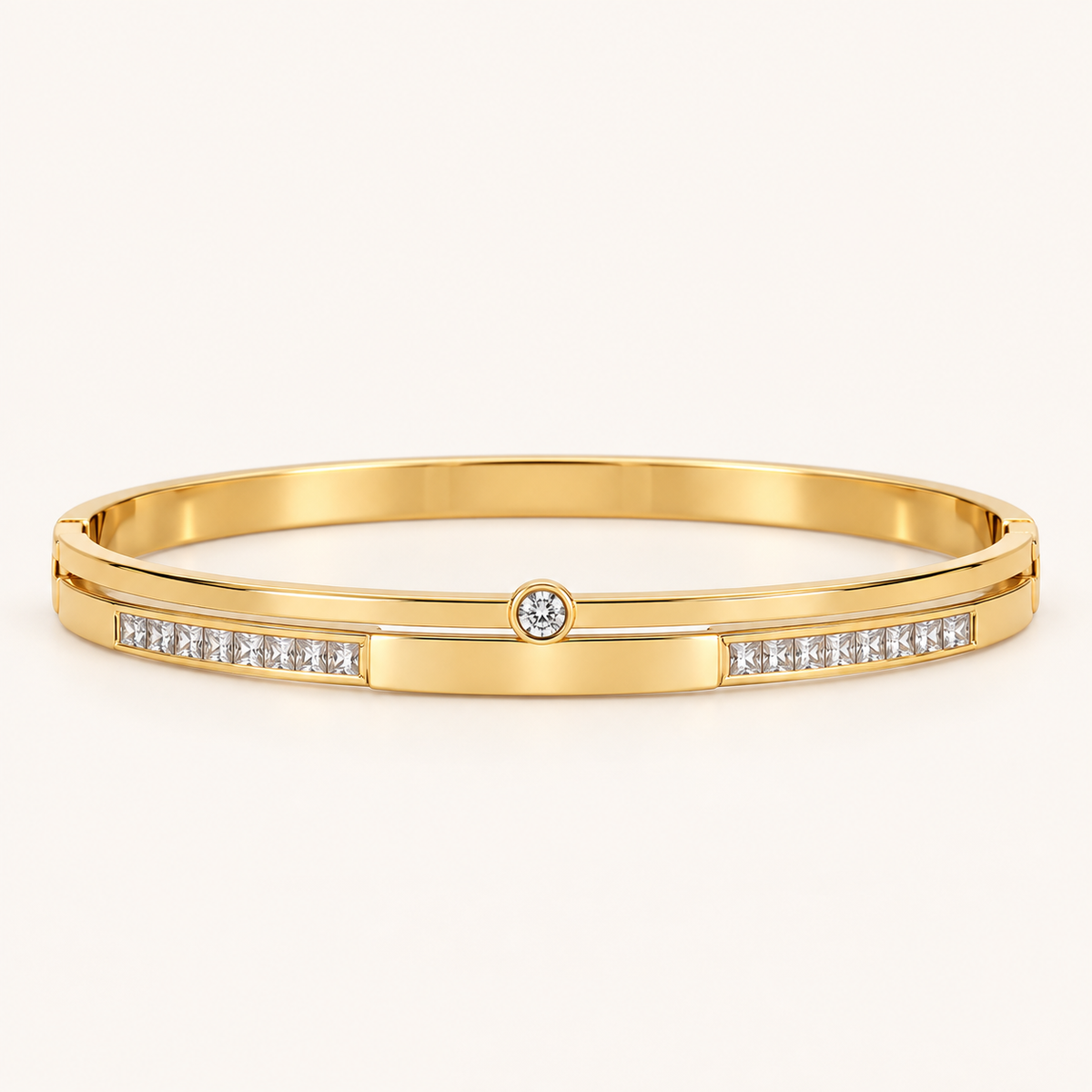 Crystal Line Bangle