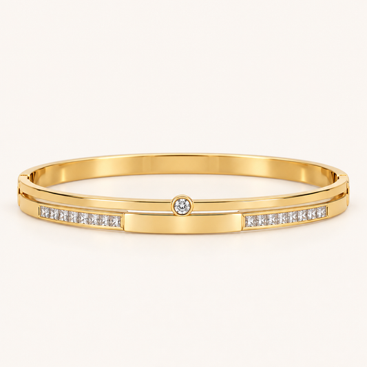 Crystal Line Bangle
