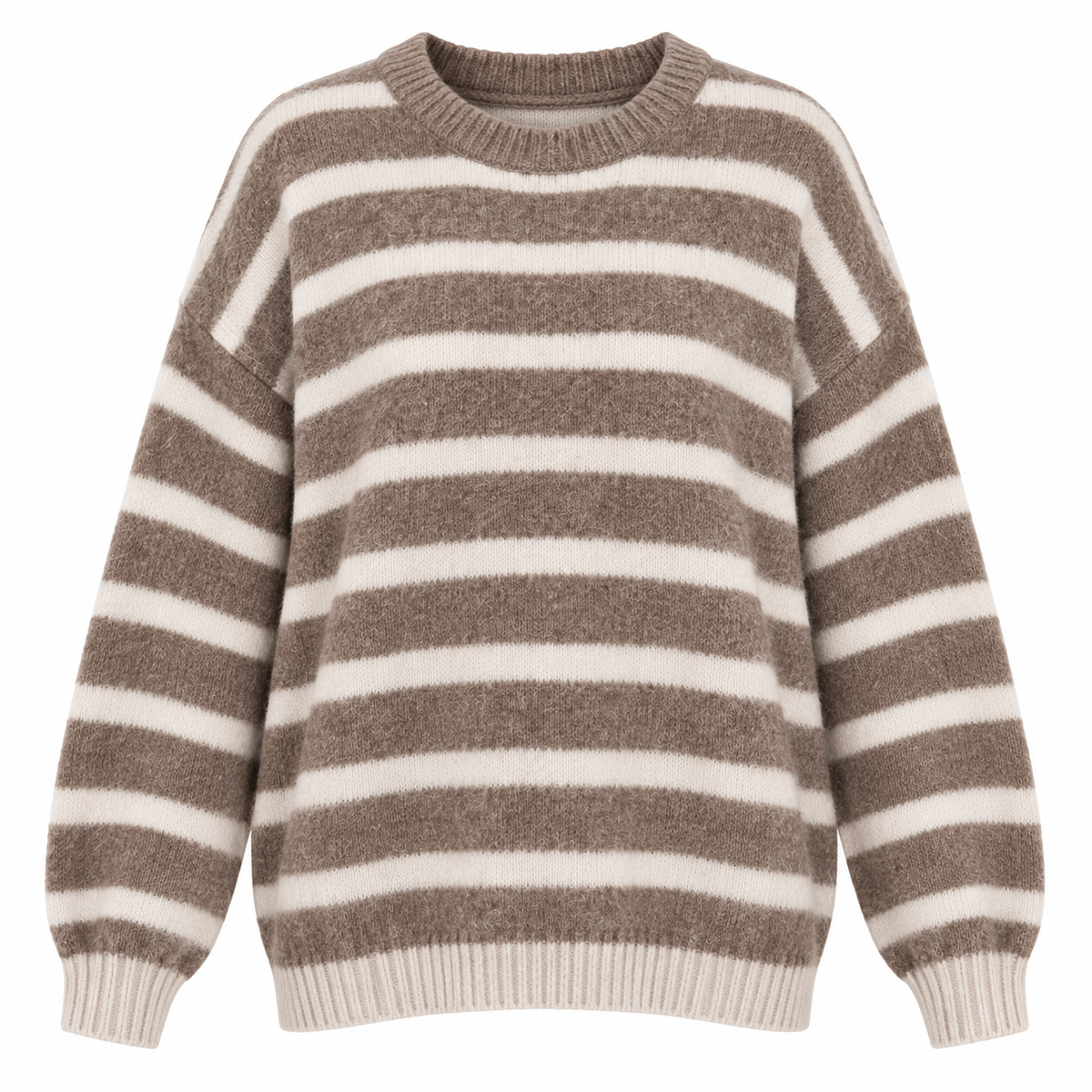 Curvy Soft Stripe Sweater
