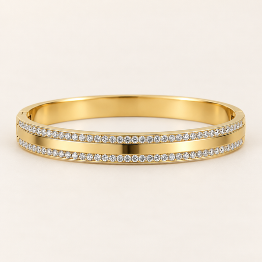 Double Sparkle Bangle