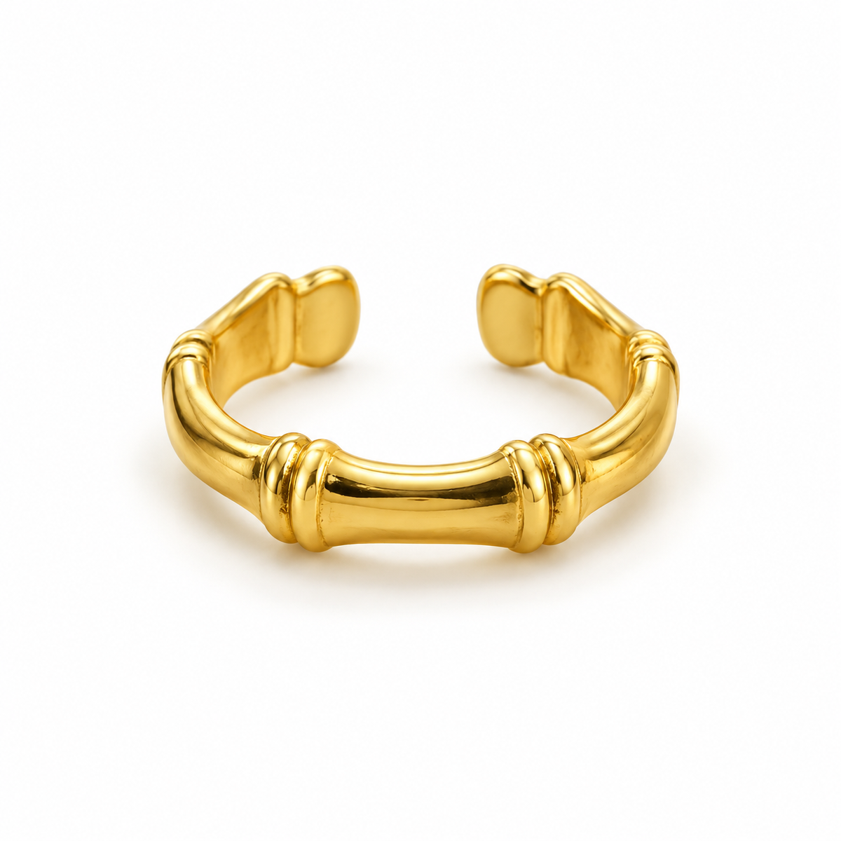 Golden Bamboo Ring