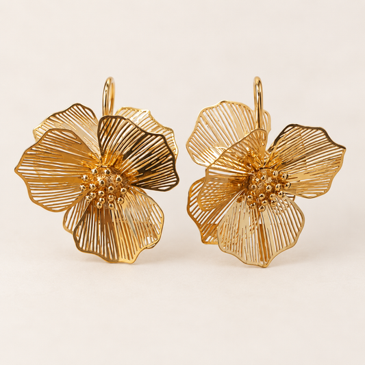 Golden Bloom Earrings