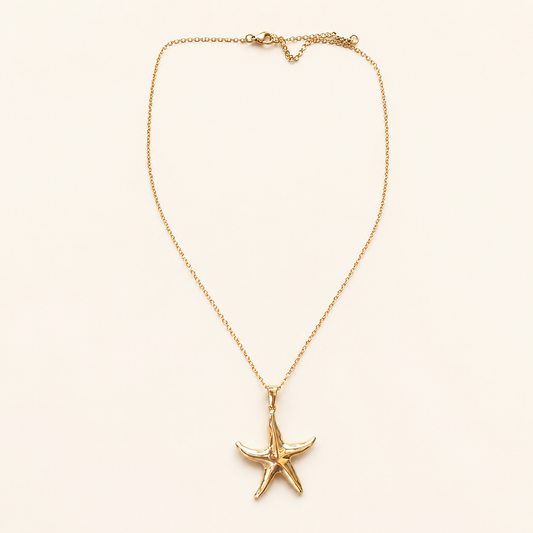 Golden Starfish Ketting