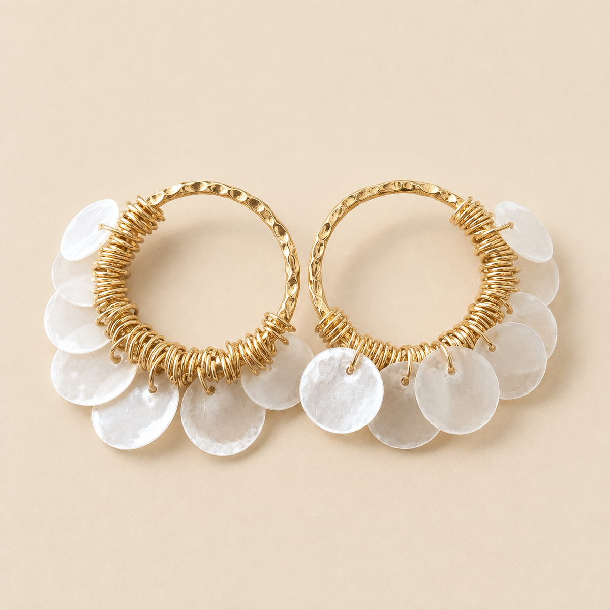 Ibiza Shell Hoops