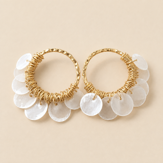 Ibiza Shell Hoops