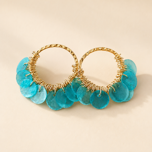 Ibiza Shell Hoops