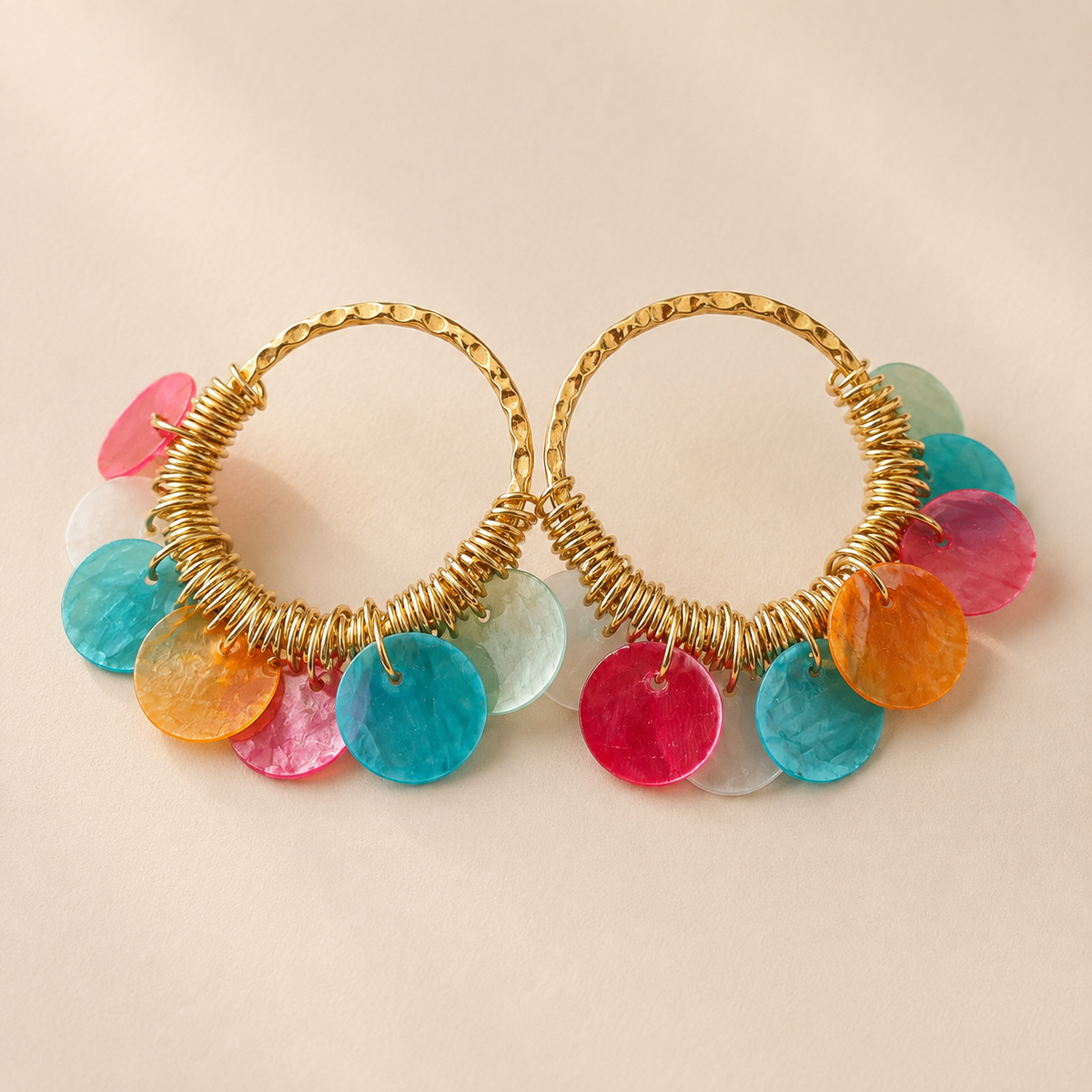 Ibiza Shell Hoops