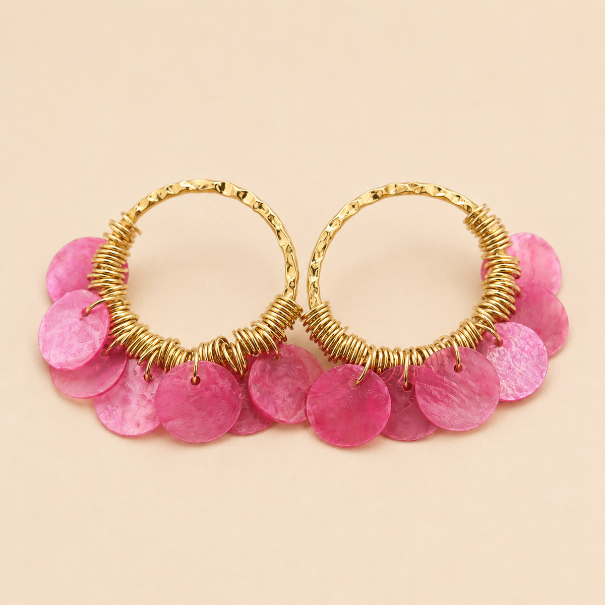 Ibiza Shell Hoops