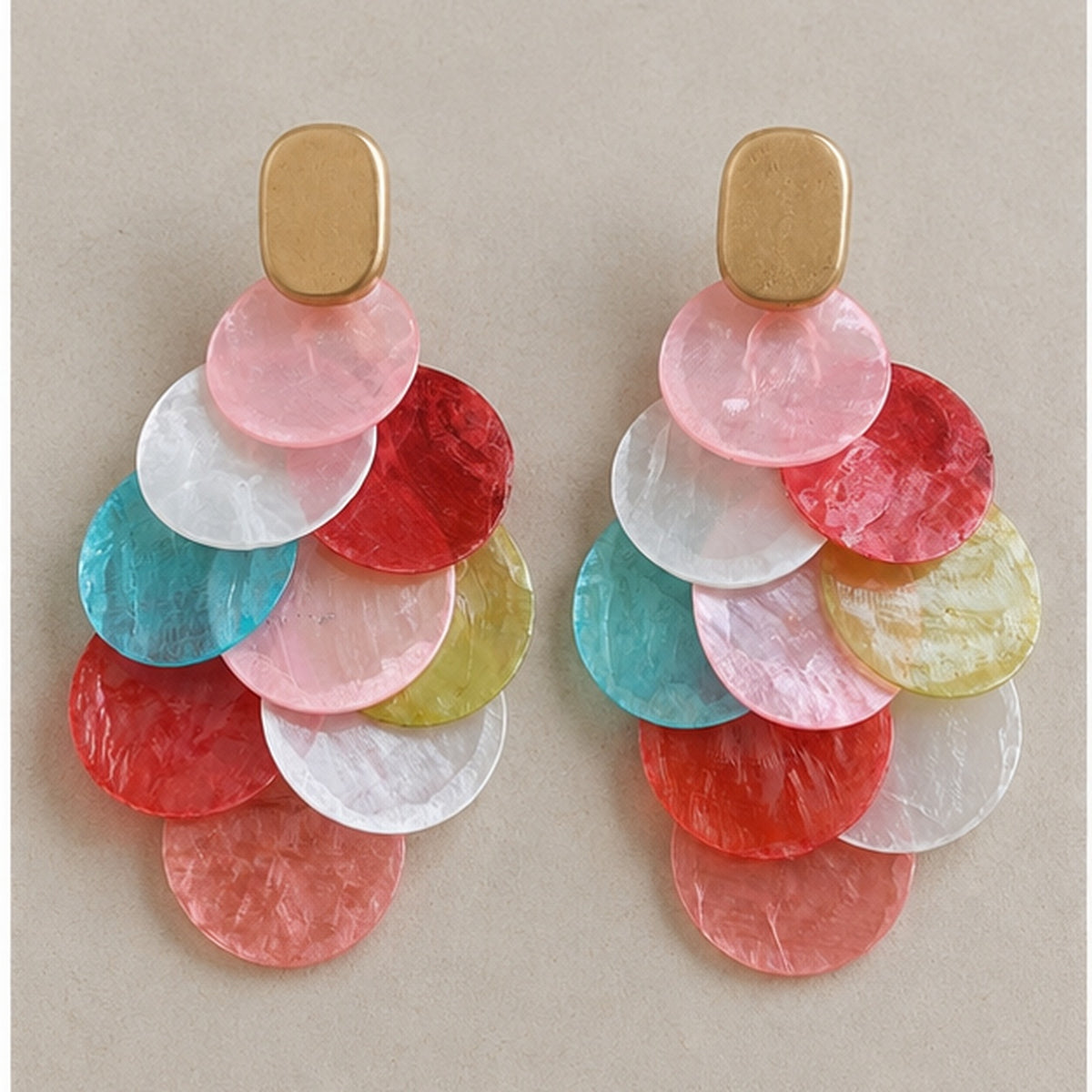 Ibiza Shell Statement Earrings