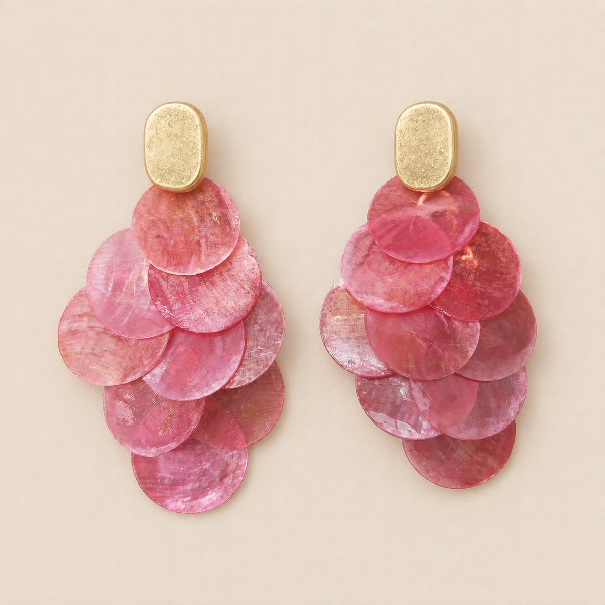 Ibiza Shell Statement Earrings