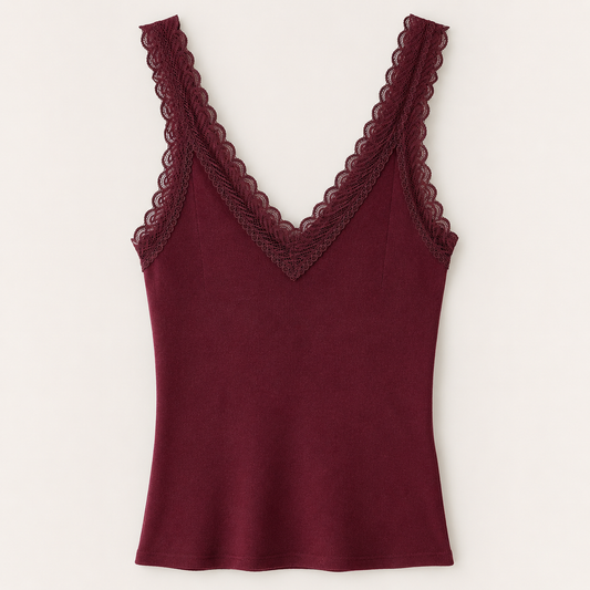 Lace V-Neck Top