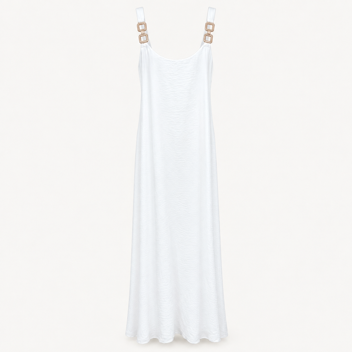 Mediterranean Buckle Maxi Dress