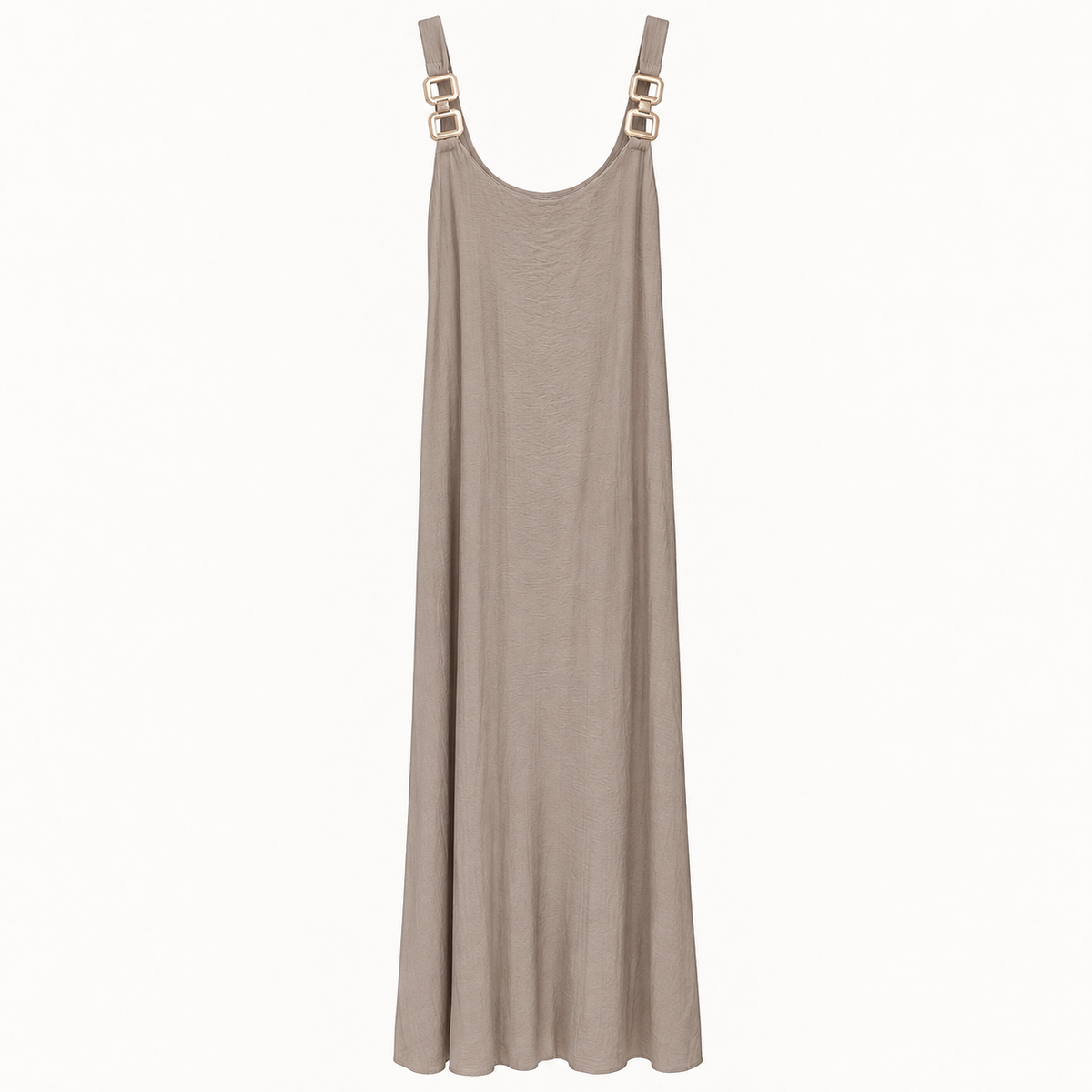 Mediterranean Buckle Maxi Dress