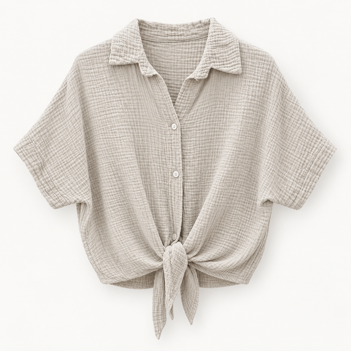 Mousseline Tie Blouse