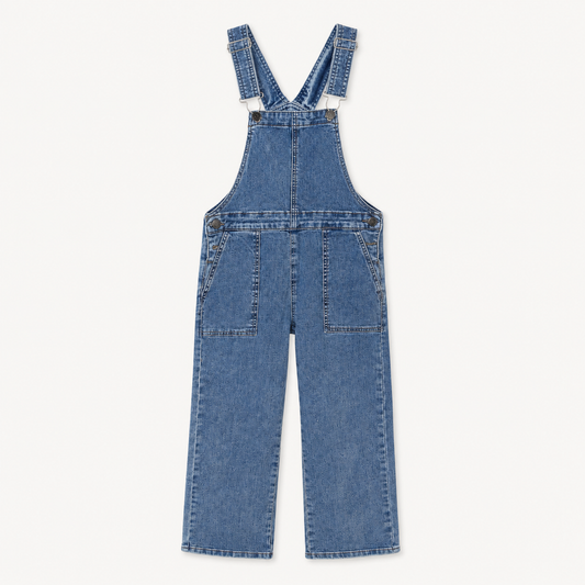 Newness Denim Tuinbroek Wide Leg Kids