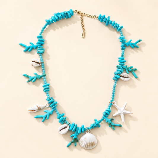 Ocean Charm Ketting – Turquoise