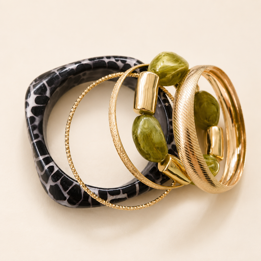 Olive Glow Armbandenset