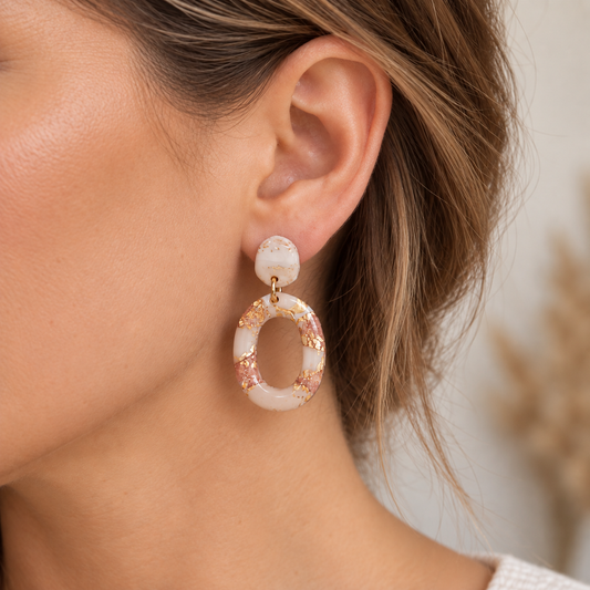 Oorbellen Blush Aura
