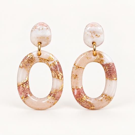 Oorbellen Blush Aura