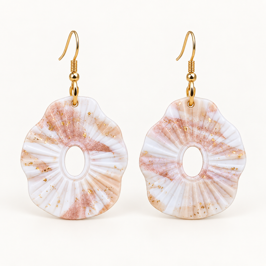 Oorbellen Rosa Shell