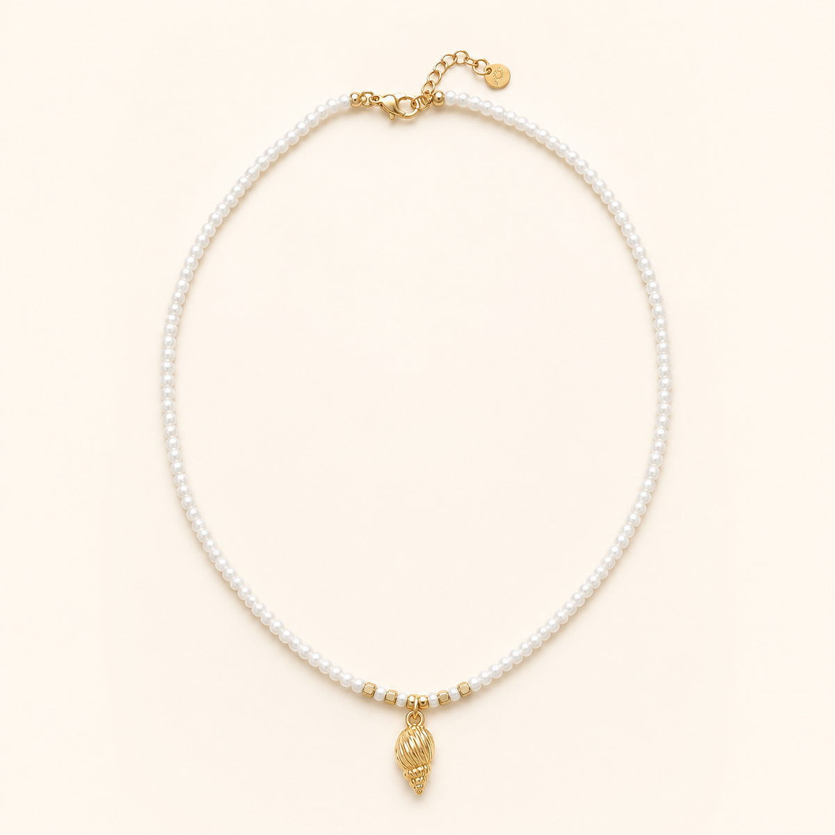 Pearl Shell Ketting – Gold