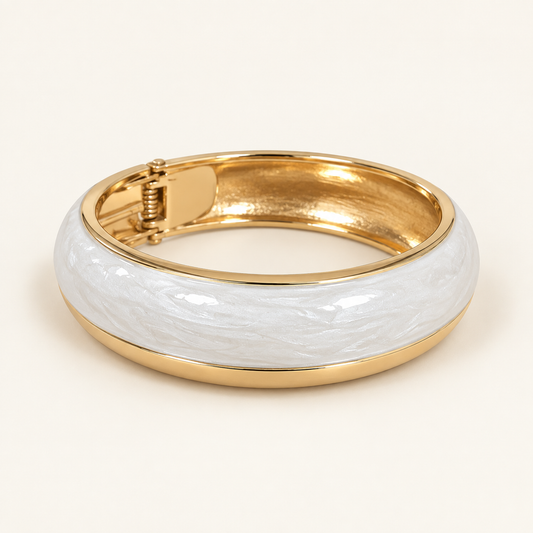 Pearl White Bangle