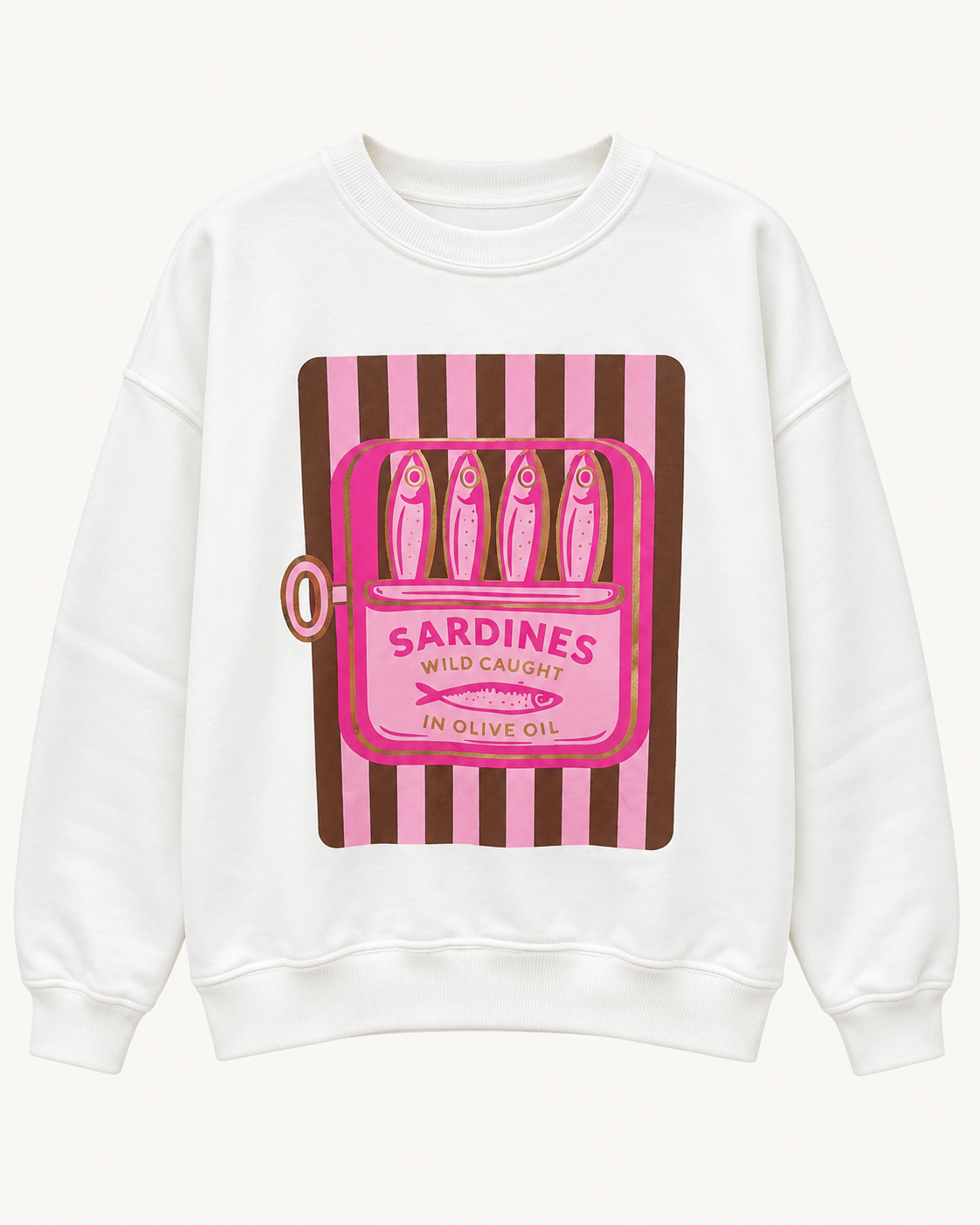 Sardines Graphic Sweater
